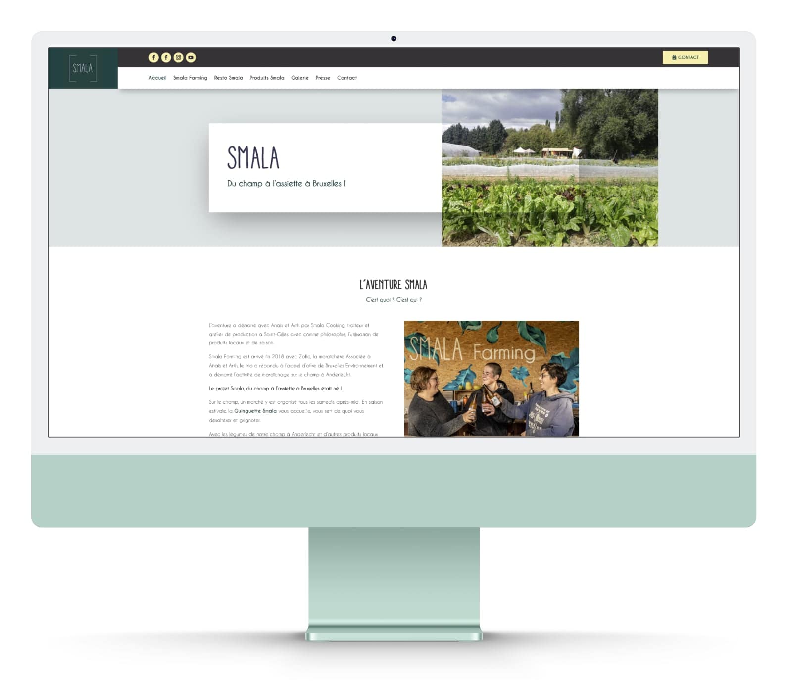 smala-single Site Smala Mockup